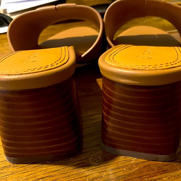 NEW! Tory Burch Ines Mid-Heel Slides Size 5 1/2 - Picture 8 of 9